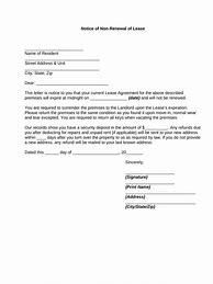 Image result for Not Renewing Contract Letter