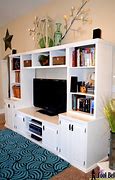 Image result for TV Stand Entertainment Center DIY Grey