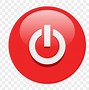 Image result for Red Power Button Icon