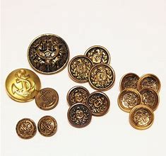 Image result for Crest Engraved Brass Buttons