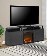 Image result for TV Console Next to Fireplace