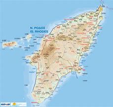 Image result for Map of Rhodes Greece Island