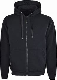 Image result for Jacket Hoodie for Men Zip Up Black