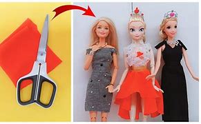 Image result for DIY Barbie Doll Clothes