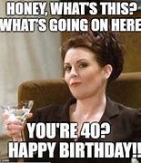Image result for Happy 40th Birthday Funny Meme