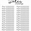 Image result for 30-Day Water Intak Printable