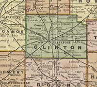 Image result for Clinton County Indiana Map
