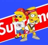 Image result for Bart Simpson Supreme Desktop