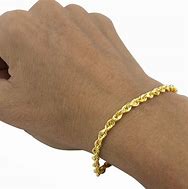 Image result for 10K Gold Rope Bracelet