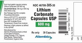 Image result for Lithium 600 Mg