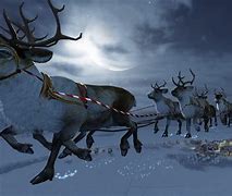 Image result for Christmas Sled with Reindeer