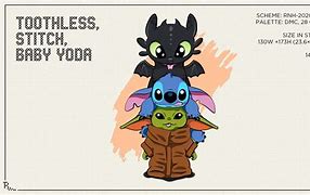 Image result for Pikachu Stitch Toothless Grogu Gizmo