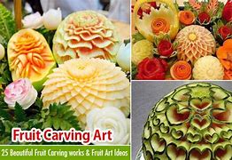 Image result for Fruit Carving Art