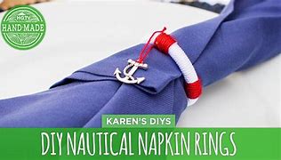 Image result for DIY Nautical Napkin Rings