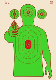 Image result for Shooting Range Target Bad Guys