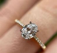 Image result for Gold Diamond Engagement Ring