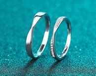 Image result for Unusual Matching Wedding Band Sets