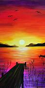 Image result for 4X6 Painting Sunset