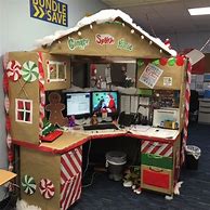 Image result for Office Desk Christmas Decorating Ideas