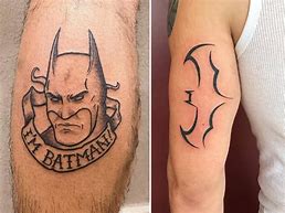 Image result for Baby Batman Tattoo Designs