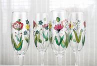 Image result for Flower Champagne Glass