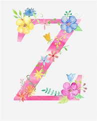 Image result for Flower Letter Z