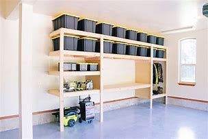 Image result for Garage Shelf Plans