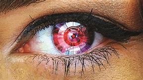 Image result for Orange Contact Lenses