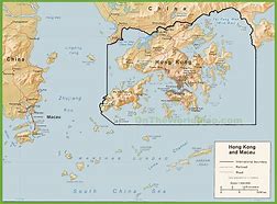 Image result for Hong Kong Border Map