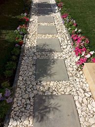 Image result for Stepping Stones in Lawn