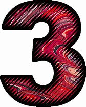 Image result for Stylised Numeral 3