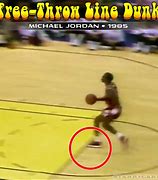 Image result for Michael Jordan Dunk From Free Throw Line
