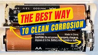Image result for Alkaline Battery Corrosion Cleaning