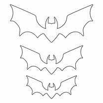 Image result for Bat Stencil Cut Out