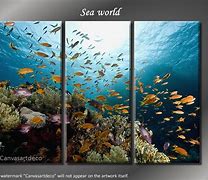 Image result for Three Panel Art Ocean