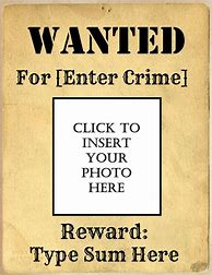 Image result for Trinket Wanted Poster