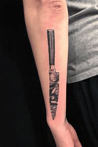 Image result for Tribal Knife Tattoo