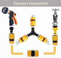 Image result for Adjustable Hose Nozzle Tap Connector