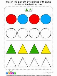 Image result for Shapes and Colors Worksheets