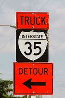 Image result for Interstate 35 Sign
