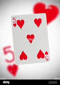 Image result for 5 Hearts Playing Card