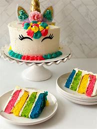 Image result for Rainbow Unicorn Cake Recipe