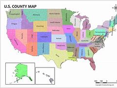 Image result for United States Map with Counties