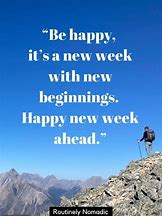 Image result for Brand New Week Quotes