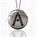 Image result for Letter Necklace Silver Ball Chain