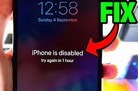 Image result for iPhone Disabled iOS 16