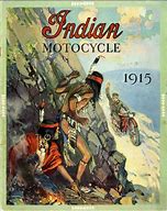 Image result for Vintage Indian Motorcycle Art
