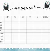Image result for Weight Loss Measurement Chart