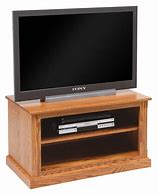 Image result for Small Wood TV Stand