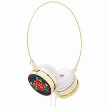 Image result for Headphones Bercorak Bunga Rose